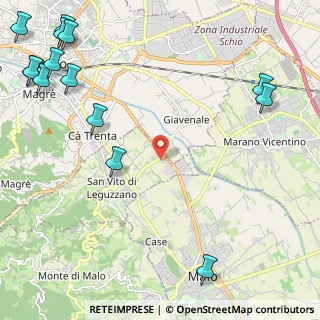 Mappa San Vito Di Leguzzano, 36030 San Vito di Leguzzano VI, Italia (3.44)