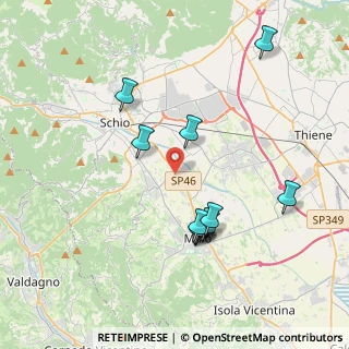 Mappa Via John Fitzgerald Kennedy, 36030 San Vito di Leguzzano VI, Italia (3.77182)