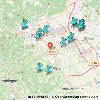 Mappa San Vito Di Leguzzano, 36030 San Vito di Leguzzano VI, Italia (4.64765)