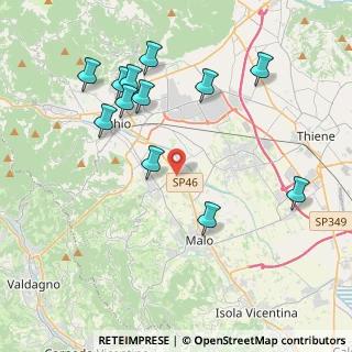 Mappa Via John Fitzgerald Kennedy, 36030 San Vito di Leguzzano VI, Italia (4.3)