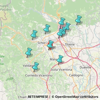 Mappa San Vito Di Leguzzano, 36030 San Vito di Leguzzano VI, Italia (6.91727)