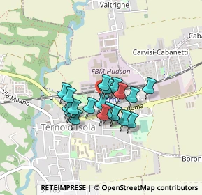 Mappa Via II Giugno, 24030 Terno D'isola BG, Italia (0.287)