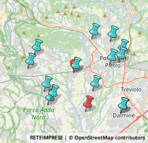 Mappa Via II Giugno, 24030 Terno D'isola BG, Italia (4.29467)