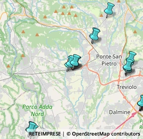 Mappa Via II Giugno, 24030 Terno D'isola BG, Italia (5.406)