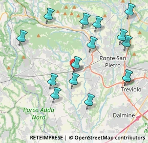 Mappa Via II Giugno, 24030 Terno D'isola BG, Italia (4.46)