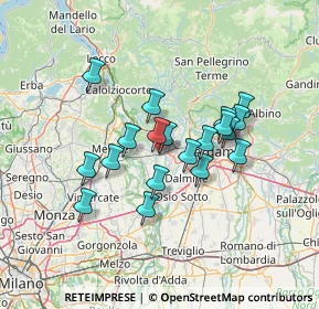 Mappa Via II Giugno, 24030 Terno D'isola BG, Italia (11.00474)