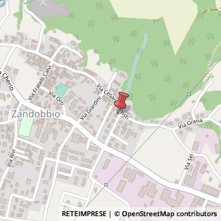 Mappa Via Giardino, 13, 24060 Zandobbio, Bergamo (Lombardia)