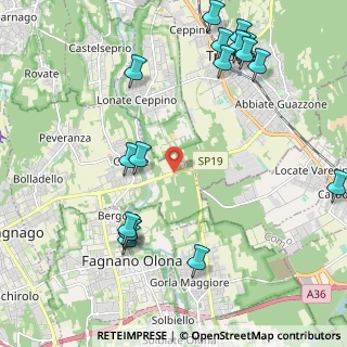 Mappa Via Cascina Gatta, 21050 Cairate VA, Italia (2.62588)