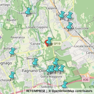 Mappa Via Cascina Gatta, 21050 Cairate VA, Italia (2.72357)
