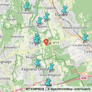 Mappa Via per Abbiate, 21050 Cairate VA, Italia (2.66727)