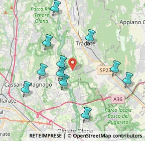 Mappa Via Cascina Gatta, 21050 Cairate VA, Italia (4.01909)