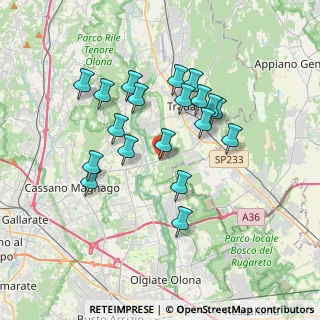 Mappa Via Cascina Gatta, 21050 Cairate VA, Italia (3.18842)