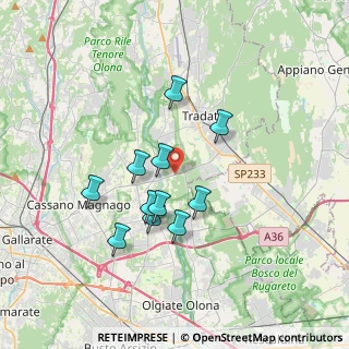 Mappa Via Cascina Gatta, 21050 Cairate VA, Italia (3.00182)