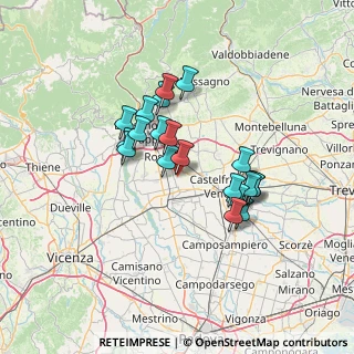 Mappa Via Seconda Strada 21 Zona Industriale Mottinello, 36028 Rossano Veneto VI, Italia (11.049)