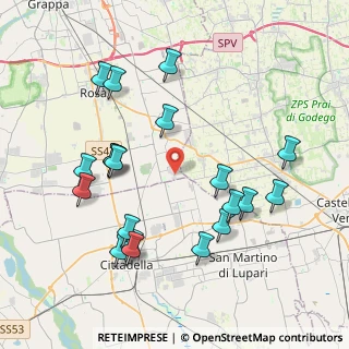 Mappa Via Seconda Strada 21 Zona Industriale Mottinello, 36028 Rossano Veneto VI, Italia (4.2325)