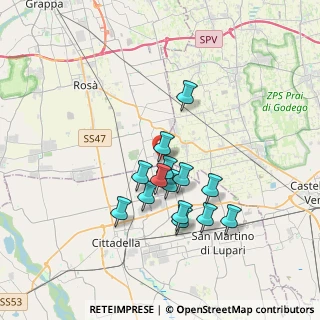 Mappa Via Seconda Strada 21 Zona Industriale Mottinello, 36028 Rossano Veneto VI, Italia (2.97071)