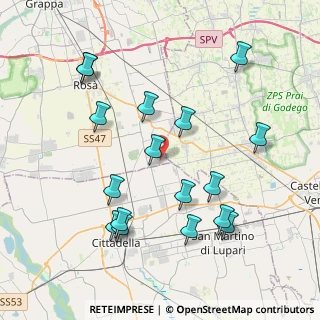 Mappa Via Seconda Strada 21 Zona Industriale Mottinello, 36028 Rossano Veneto VI, Italia (4.21235)