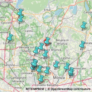 Mappa Via Nuova Valassina, 20833 Giussano MB, Italia (10.5285)