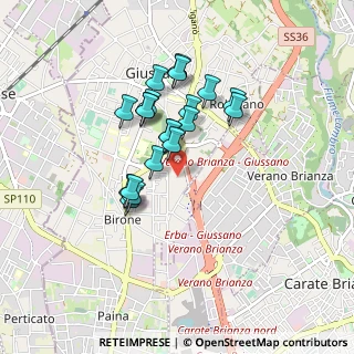 Mappa Via Nuova Valassina, 20833 Giussano MB, Italia (0.7035)