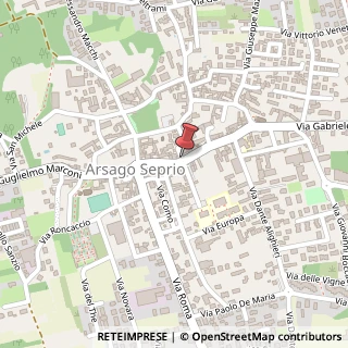 Mappa Via Giacomo Matteotti, 31, 21010 Arsago Seprio VA, Italia, 21010 Arsago Seprio, Varese (Lombardia)