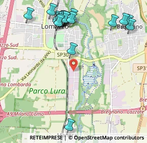 Mappa Via della Traversa, 22074 Lomazzo CO, Italia (1.313)