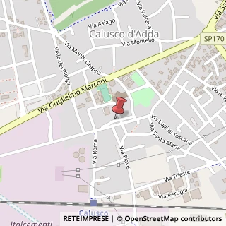 Mappa Via Donizetti Gaetano, 77, 24033 Calusco d'Adda, Bergamo (Lombardia)