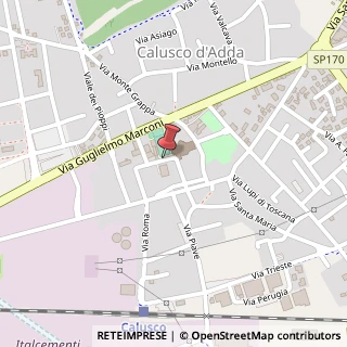Mappa Via Giuseppe Verdi, 18, 24033 Calusco d'Adda, Bergamo (Lombardia)