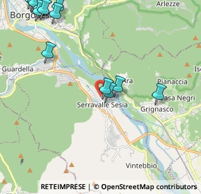 Mappa Vicolo Fossale, 13037 Serravalle Sesia VC, Italia (2.81692)