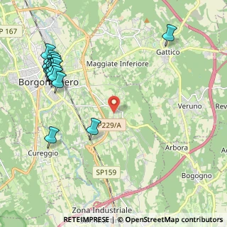 Mappa Via Vallenzasca, 28021 Borgomanero NO, Italia (2.68588)