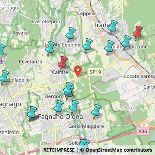 Mappa Via Gitti, 21050 Cairate VA, Italia (2.79)