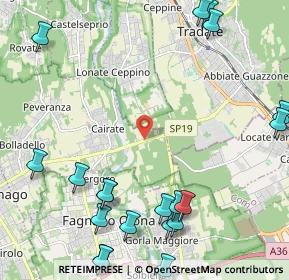Mappa Via Gitti, 21050 Cairate VA, Italia (3.0165)
