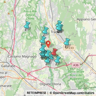 Mappa Via Gitti, 21050 Cairate VA, Italia (2.69875)