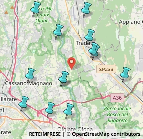 Mappa Via Gitti, 21050 Cairate VA, Italia (4.42615)