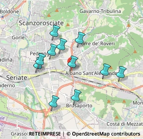 Mappa Strada Provinciale ex SS, 24061 Albano Sant'Alessandro BG, Italia (1.64545)