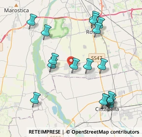 Mappa 36056 Tezze sul Brenta VI, Italia (4.38)