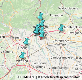 Mappa 36056 Tezze sul Brenta VI, Italia (8.695)