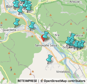 Mappa Viale S. Euseo, 13037 Serravalle Sesia VC, Italia (2.88053)