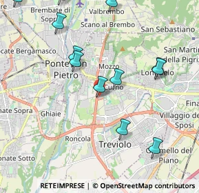 Mappa Via Giovanni Pascoli, 24035 Curno BG, Italia (2.33583)