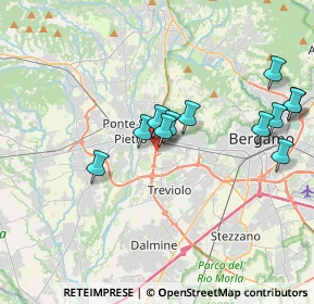 Mappa Via Giovanni Pascoli, 24035 Curno BG, Italia (4.29929)