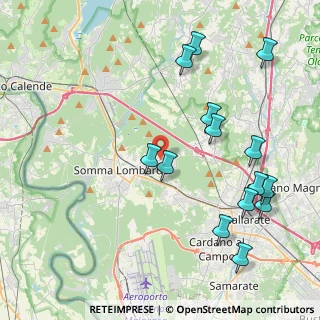 Mappa 21010 Arsago Seprio VA, Italia (4.69929)