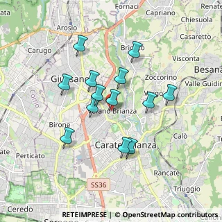 Mappa P.zza Della Liberazione, 20843 Verano Brianza MB, Italia (1.51385)