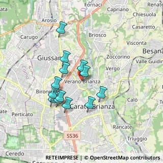 Mappa Piazza Liberazione, 20843 Verano Brianza MB, Italia (1.50231)
