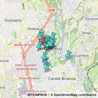 Mappa Piazza Liberazione, 20843 Verano Brianza MB, Italia (0.356)