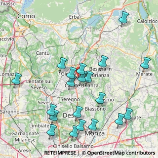 Mappa P.zza Della Liberazione, 20843 Verano Brianza MB, Italia (9.0335)