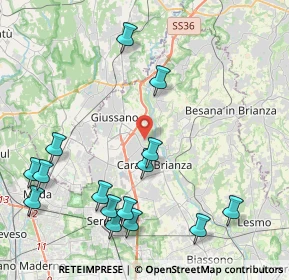 Mappa Piazza Liberazione, 20843 Verano Brianza MB, Italia (4.986)