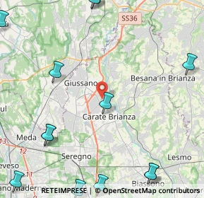 Mappa Piazza Liberazione, 20843 Verano Brianza MB, Italia (6.82357)