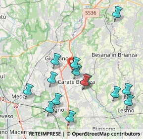 Mappa Piazza Liberazione, 20843 Verano Brianza MB, Italia (4.31071)