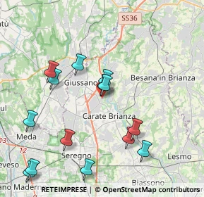 Mappa Via M. Preda, 20050 Verano Brianza MB, Italia (4.29357)