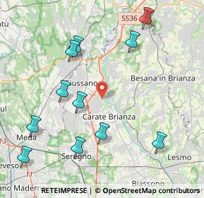 Mappa Piazza Liberazione, 20843 Verano Brianza MB, Italia (4.69818)