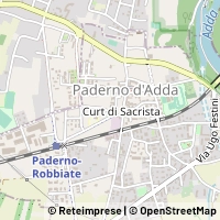 Map Paderno d'Adda